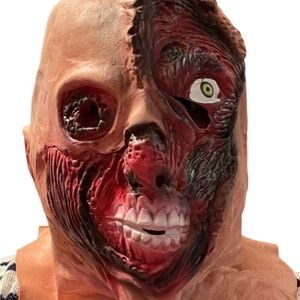 Jason Creepy Cosplay Mask Bulex OSFM Pullover Head Halloween Costume Scary NWOT